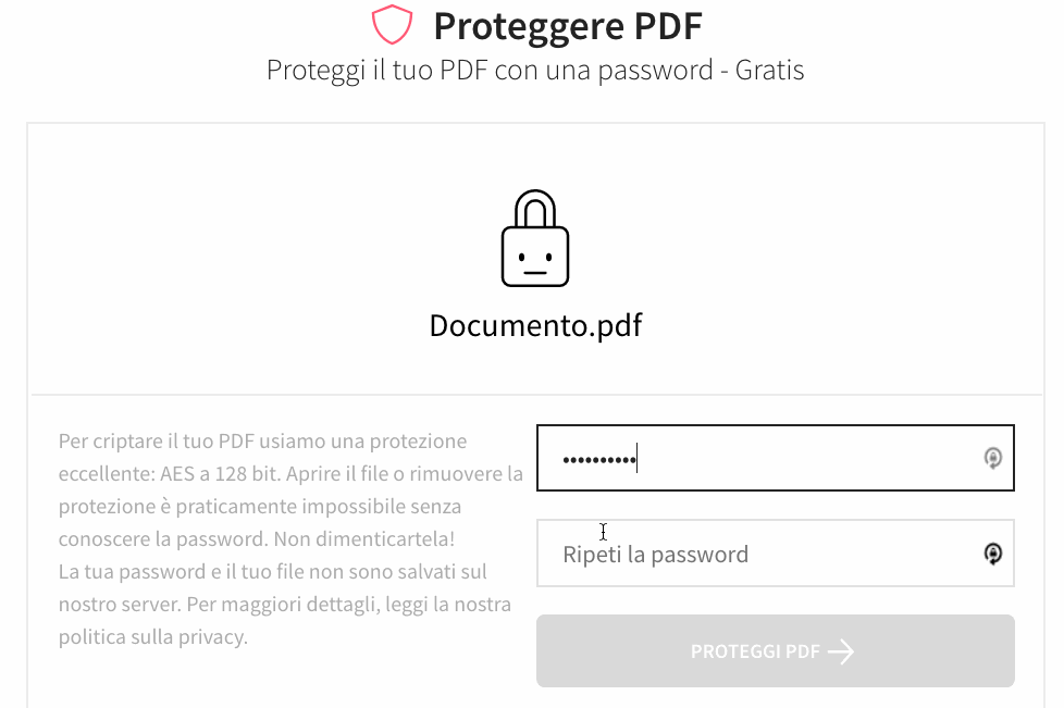 2020-10-30 - Come proteggere un PDF con password su Mac gratuitamente - Come proteggere un PDF con password su Smallpdf