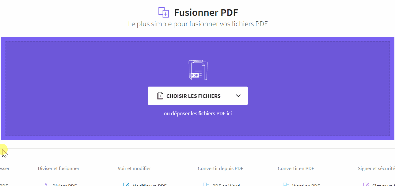2021-10-08 - Comment ajouter des pages et combiner des PDF gratuitement en ligne - outil Fusionner PDF sur Smallpdf