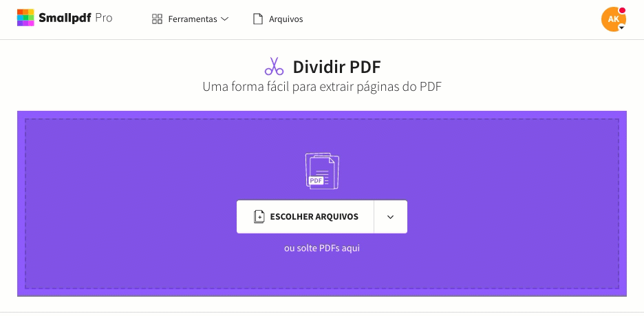 Como salvar apenas uma página do PDF
