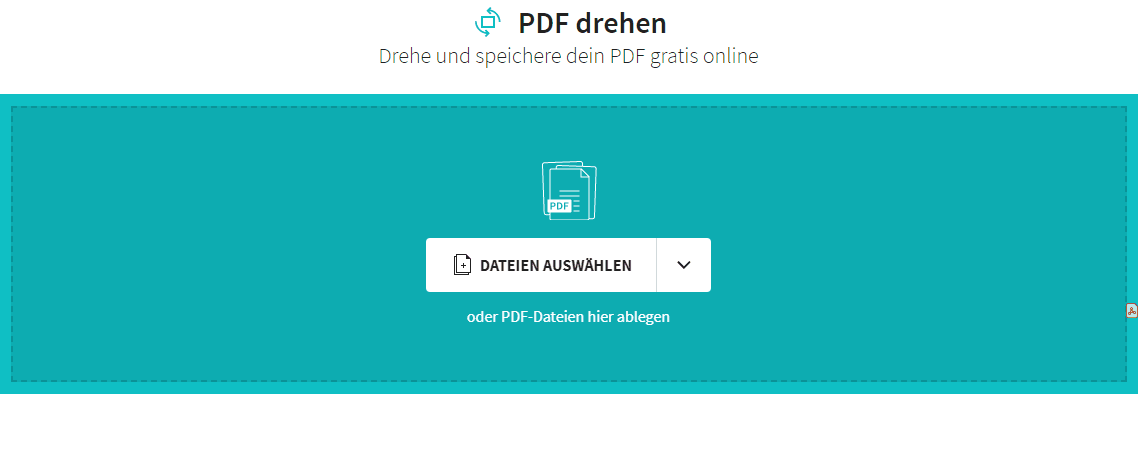 2018-09-27 PDF-Seiten mit Smallpdf dauerhaft drehen