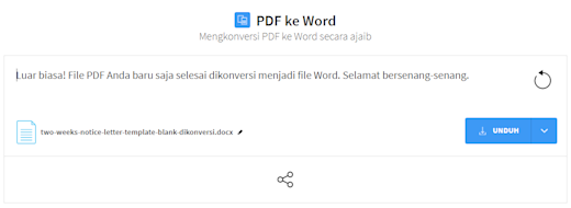 2021-02-09 – Template Surat Pengunduran Diri Dua Minggu Sebelum - Unduh Gratis – Ubah Template Surat Pengunduran Diri Dua Minggu Sebelum ke Word