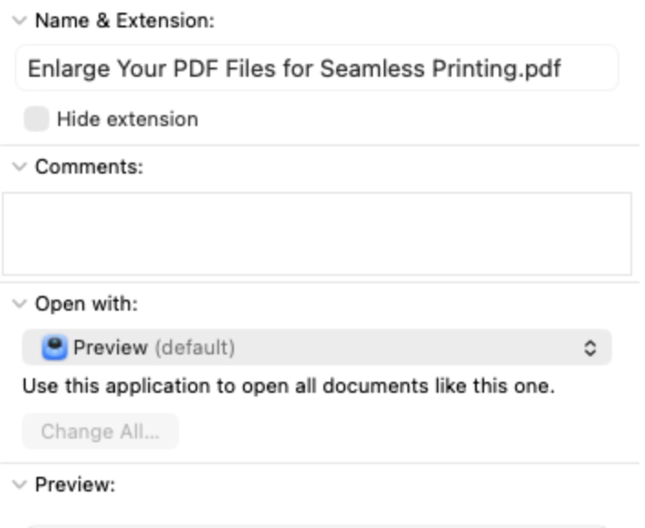 Adjusting file associations in macOS