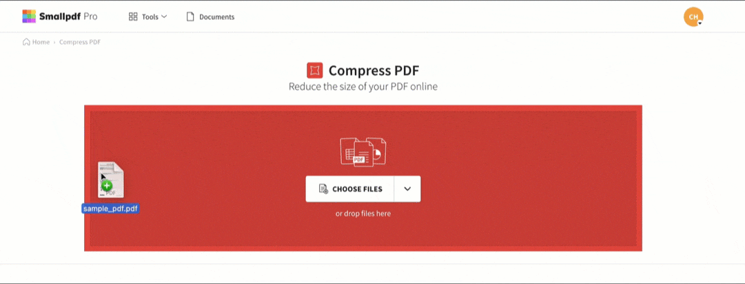 compress pdf online tool