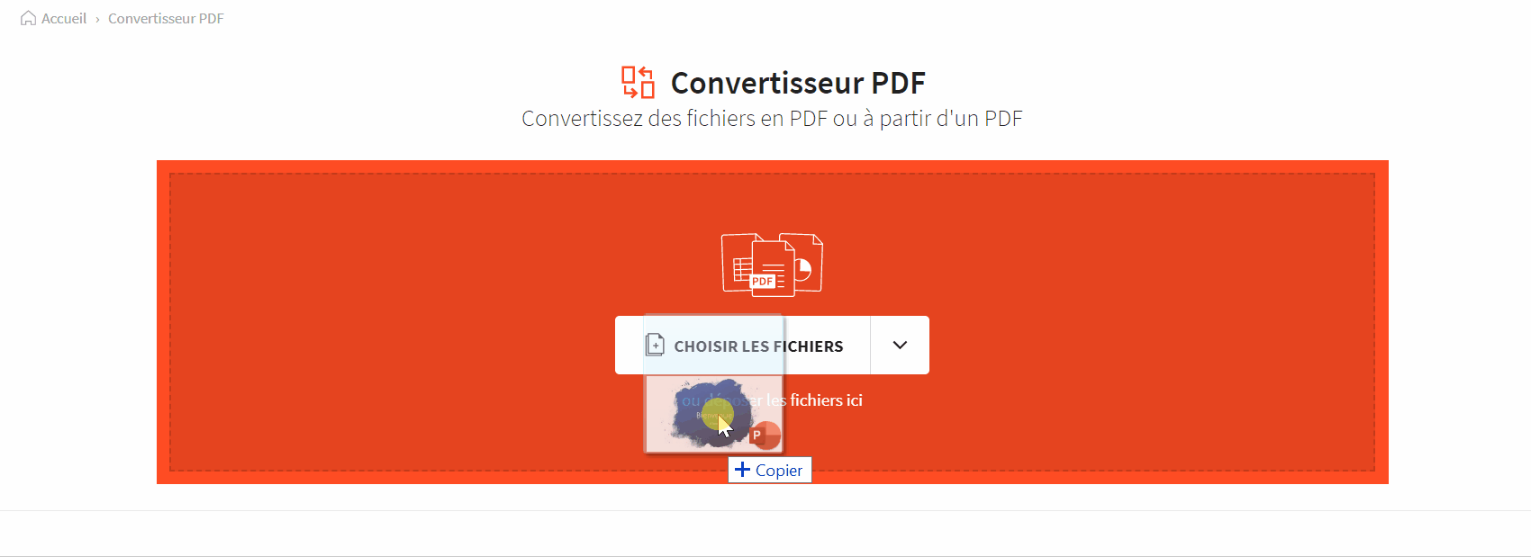 2019-03-10 - Comment convertir un PPT en JPG en ligne - outils Convertisseur PDF et PDF en JPEG sur Smallpdf en ligne