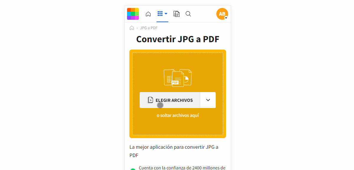 2023-12-07 - Convertidor JPG a PDF para Android