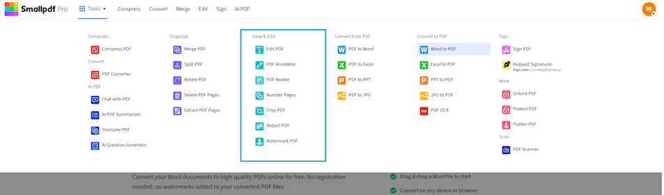 Enhance Your PDF Document With Smallpdf