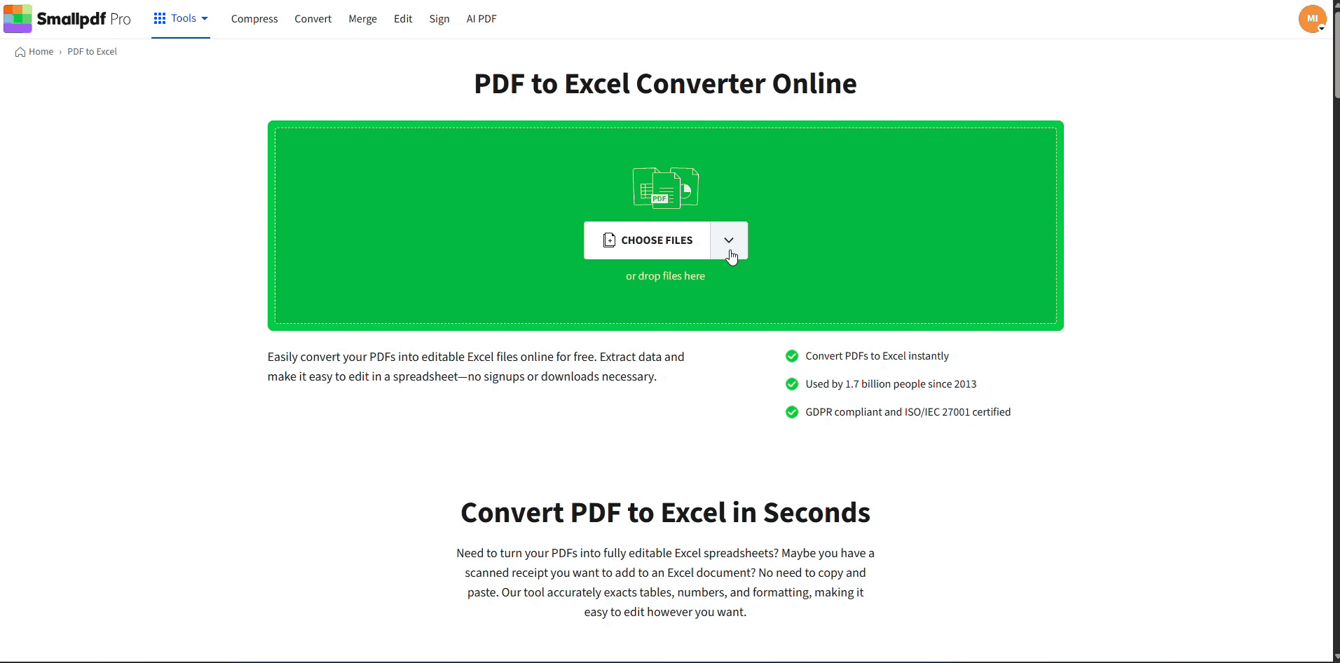 Copy a Table From PDF to Excel