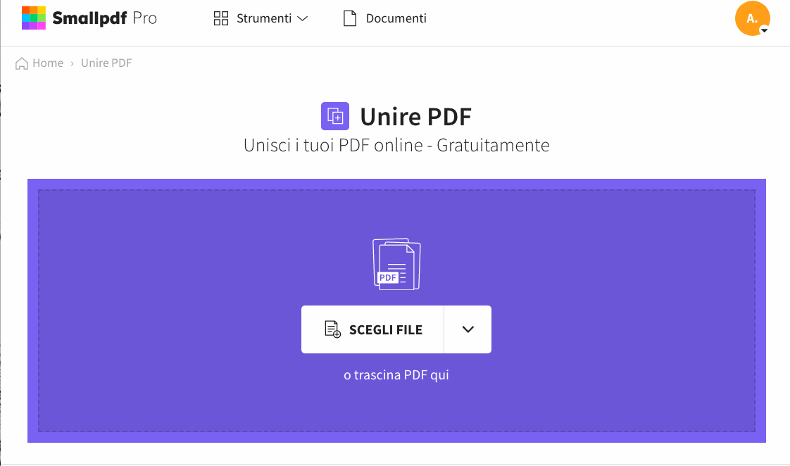 2021-01-29 - I love PDF Come unire PDF online - Il tool per unire PDF in azione - I love PDF!