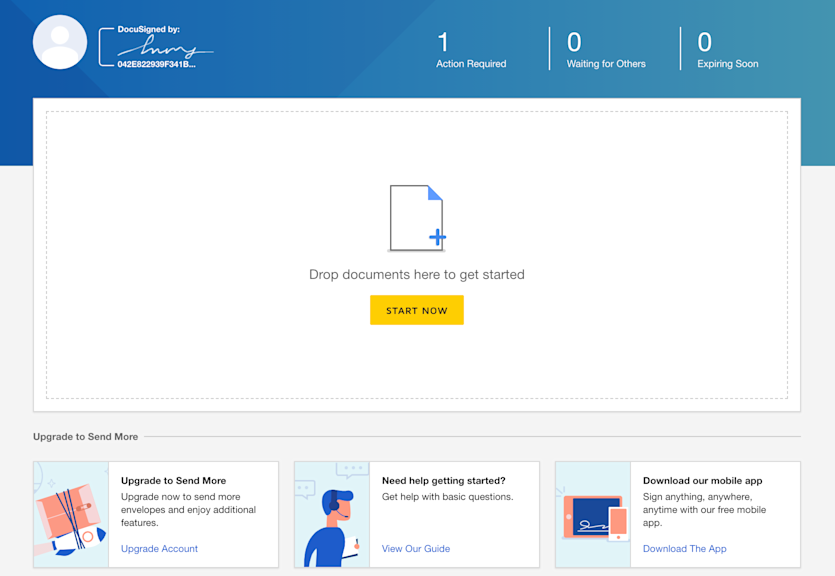 2021-02-06 –DocuSign vs 3 Alternatif Terbaik DocuSign – Tampilan DocuSign