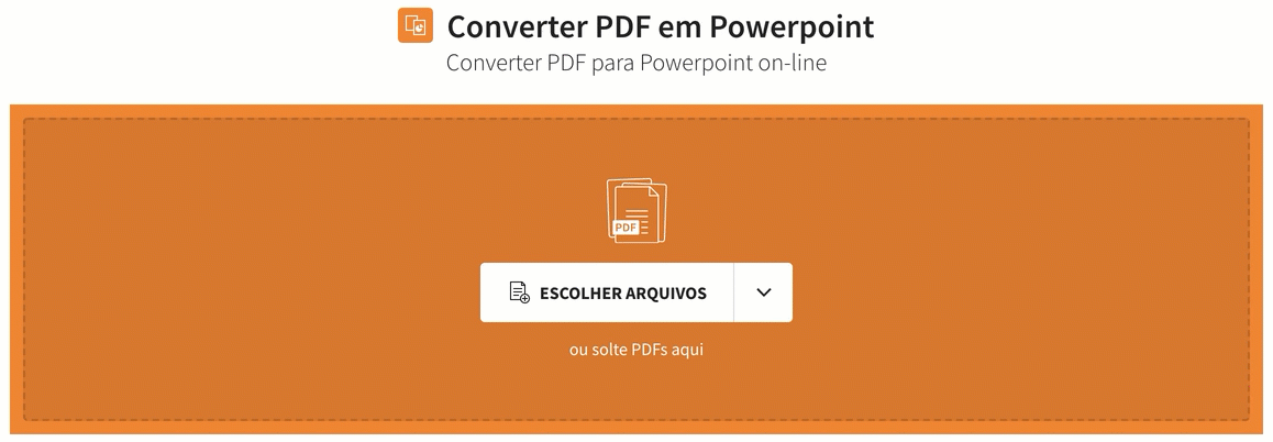 Como converter PDF em PowerPoint