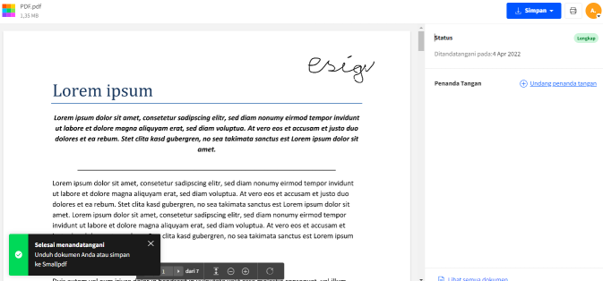 2020-09-01 – Smallpdf Merilis Alat eSign yang Disempurnakan – eSign PDF 7