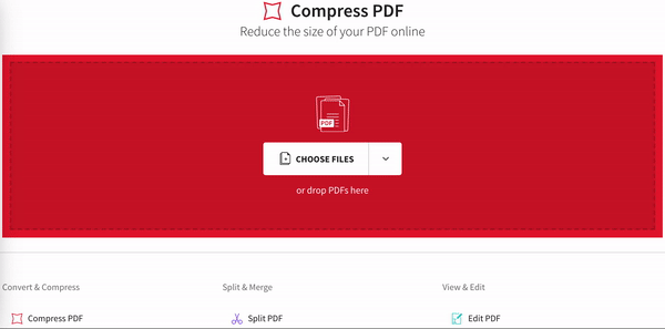 Resize PDF Online with Smallpdf