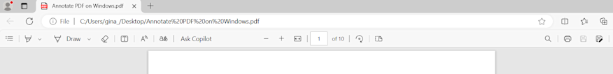 How to annotate a PDF on Windows