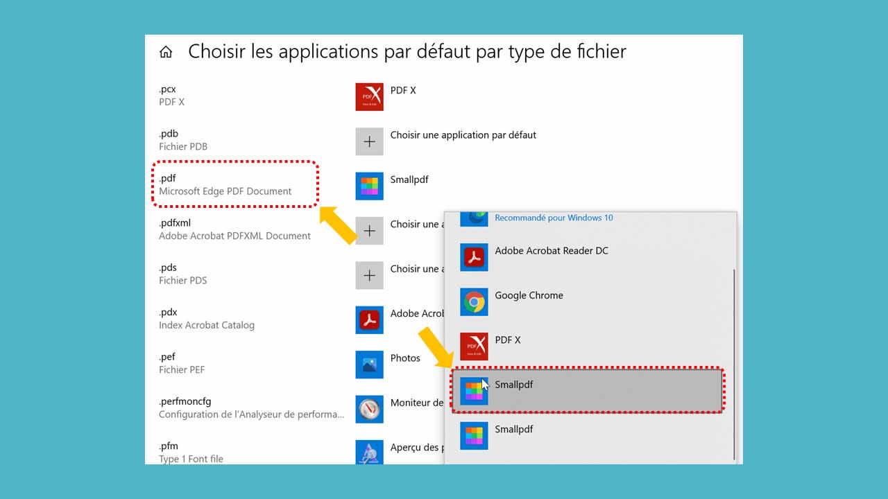 Comment modifier ton lecteur PDF par défaut sur ton ordinateur Smallpdf