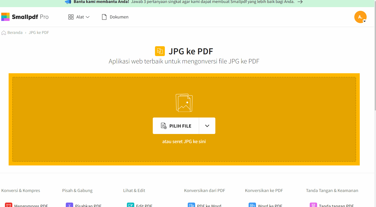 2018-11-28 – Cara Mengubah JPG ke PDF Dalam Sekejap – Alat JPG ke PDF