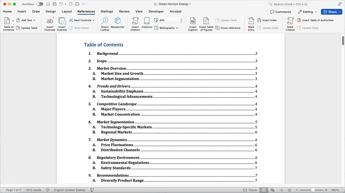 Add Table of Contents, Glossary, Index to PDFs: A Guide | Smallpdf