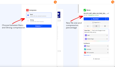 Pick a compression level
