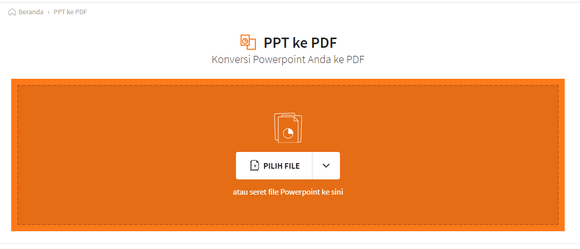 2021-12-04 – Cara Menyimpan PowerPoint Sebagai PDF Dengan Catatan –  Menggunakan Smallpdf