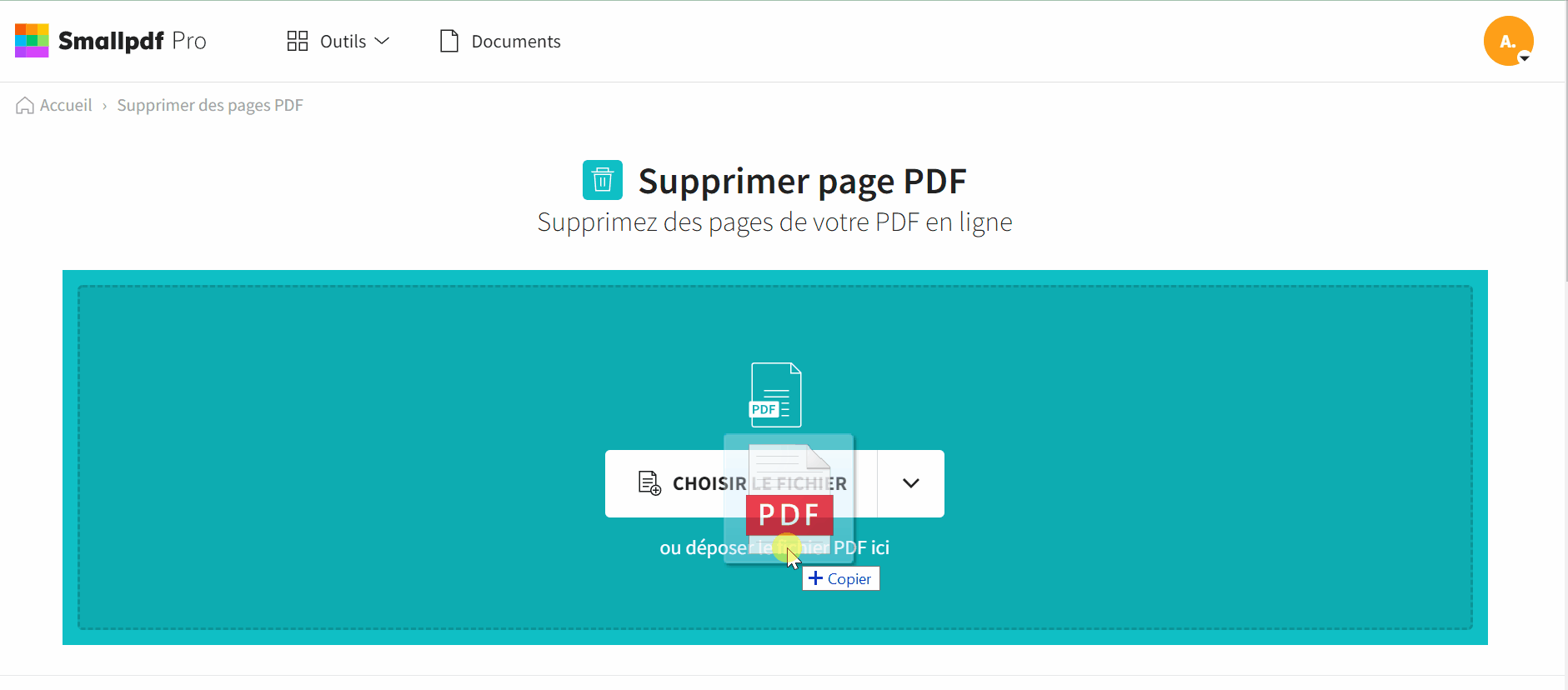 2021-11-24 - Comment supprimer des pages dans un fichier PDF scanné - outil Supprimer des pages pdf