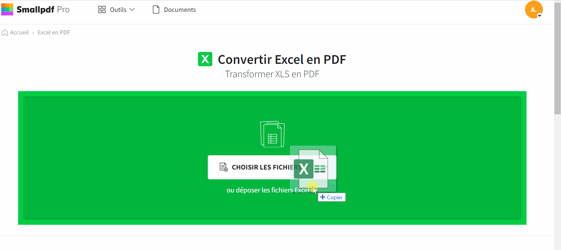 2022-02-18 - Excel en JPG – Convertir des tableaux Excel en images JPG en ligne - outils Excel en PDF et PDF en JPG sur Smallpdf