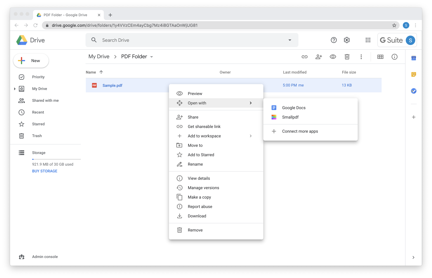 Smallpdf G Suite Application: Step 6 - 3 Simple Steps: How to Open PDFs on Your Google Drive For Viewing And Editing In 2022 (With Pictures)