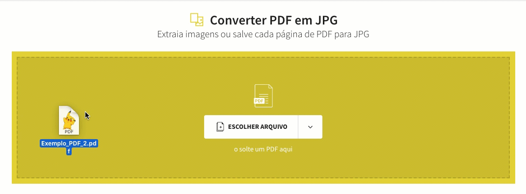 Como converter PDF em JPG