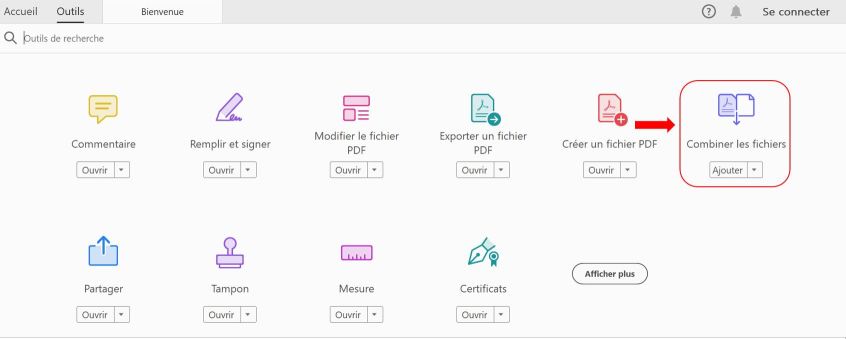 2018-12-16 - Comment fusionner des fichiers PDF avec le lecteur Adobe - outil Combiner les fichiers sur Adobe Acrobat