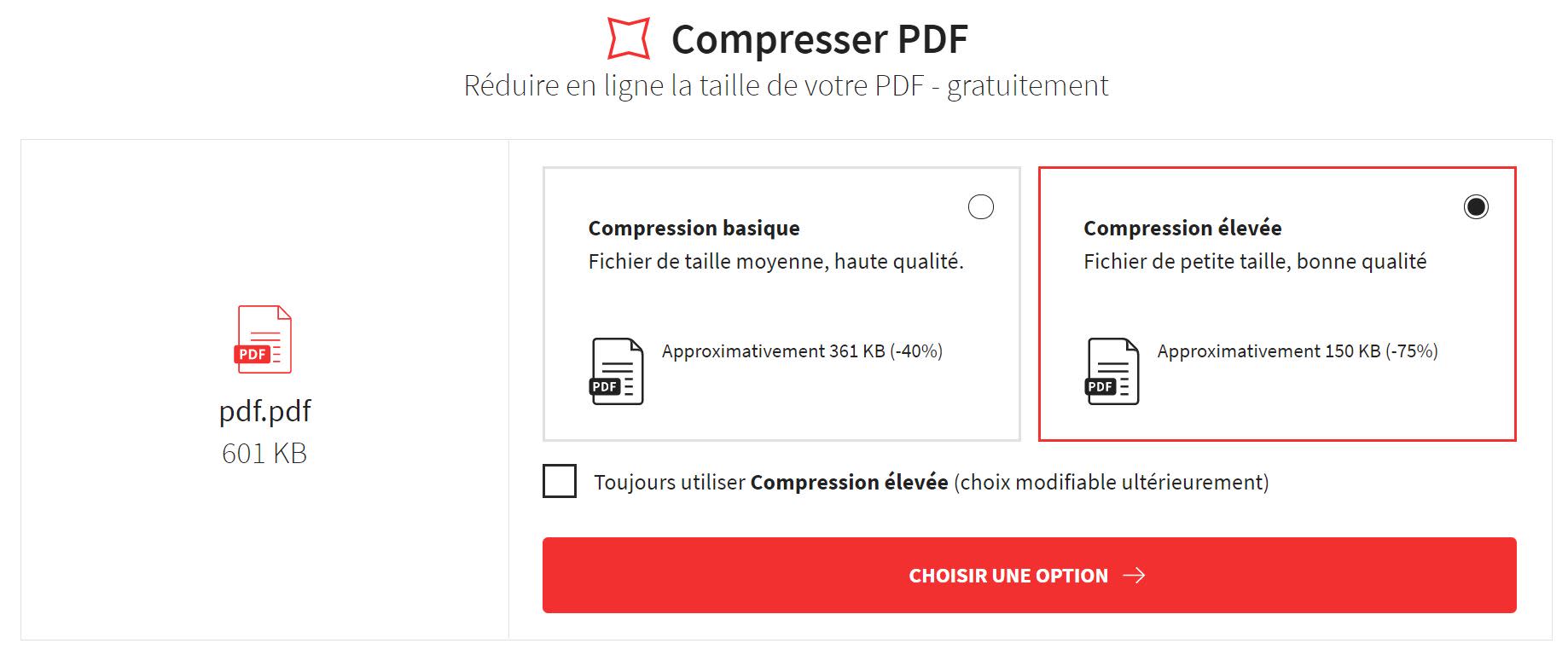 Compresse tes PDF et obtiens un fichier de la taille de ton choix