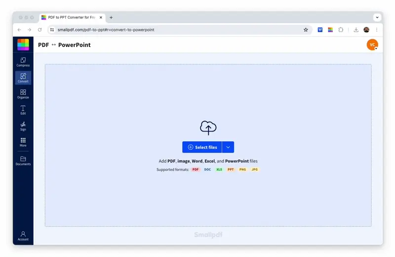 Turn your PDF into a PowerPoint in seconds
