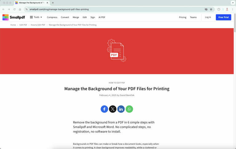 How to Save a Webpage as PDF in Chrome