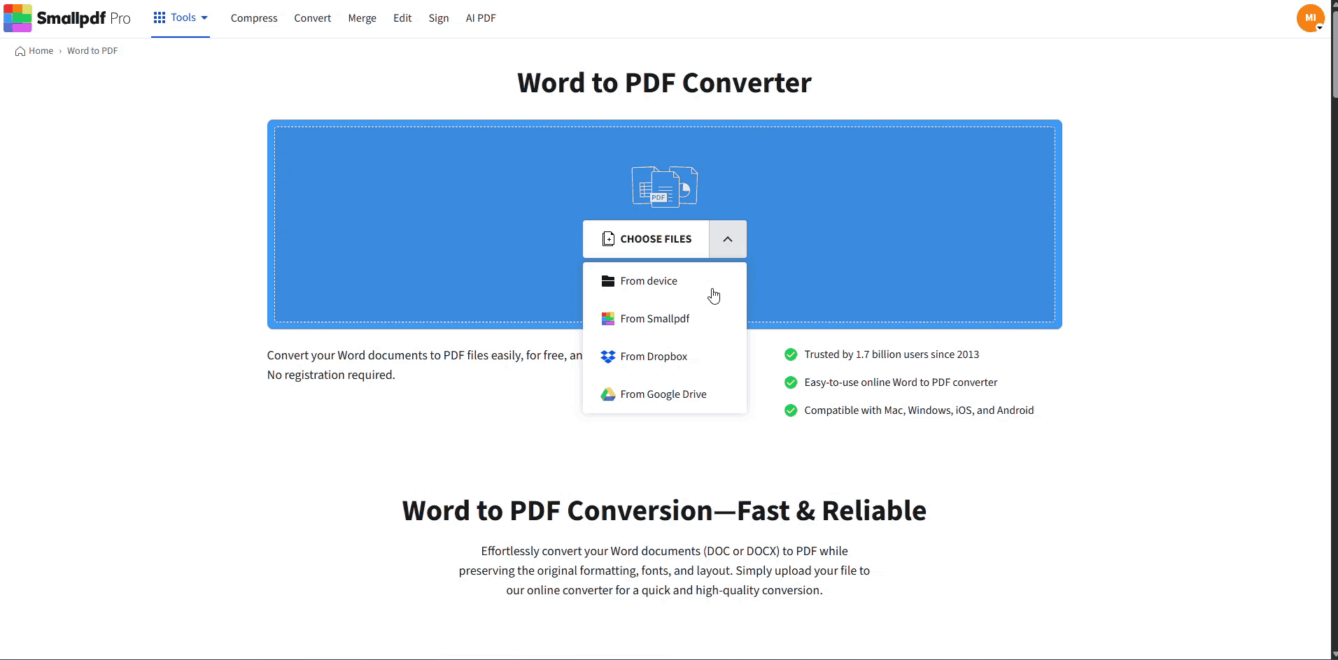 Convert the Transcript to PDF