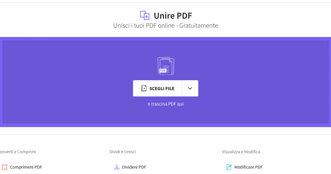 2018-10-06 - Come aggiungere pagine a un file PDF online e gratuitamente - usando Smallpdf