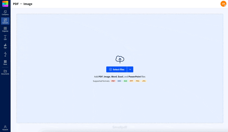 Convert your images to JPG for free