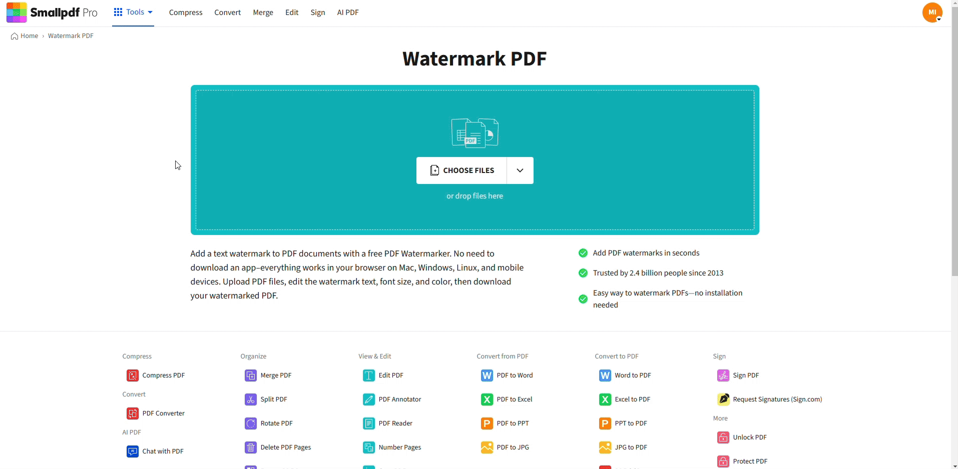 Add watermarks for extra security