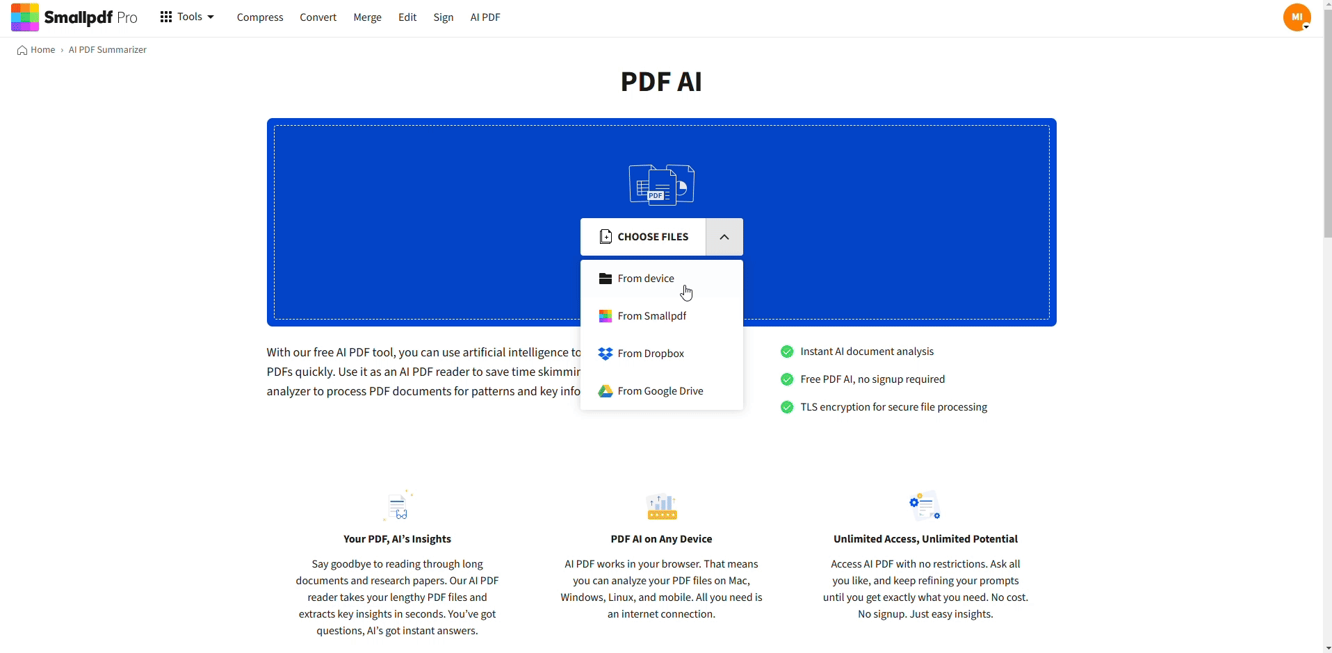 Find diagrams with our AI PDF tool