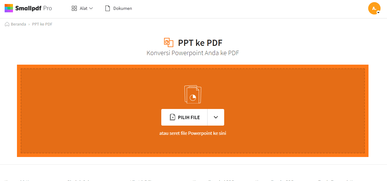 2019-11-14 - Cara Mengunduh PowerPoint Sebagai PDF - Menggunakan Smallpdf