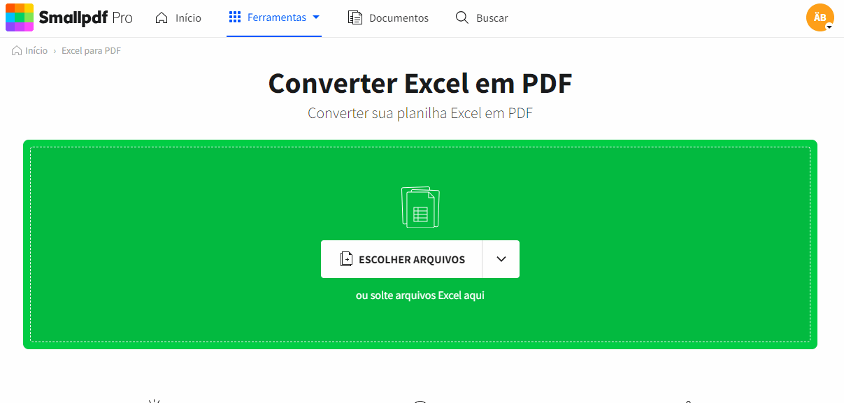 2023-09-11 - Como converter Excel em formato PDF