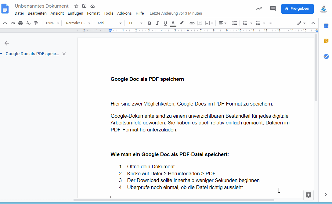 2022-04-21 - Google Doc als PDF speichern