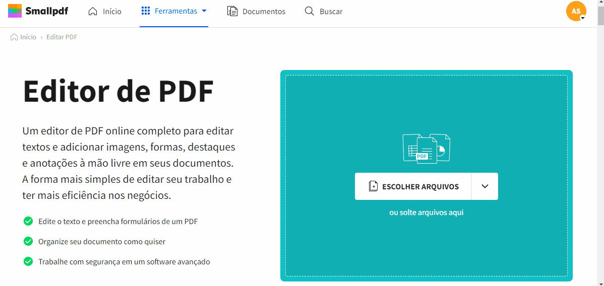 Editar PDF Online: Editor de PDF Online Gratuito e Preenchimento de PDF