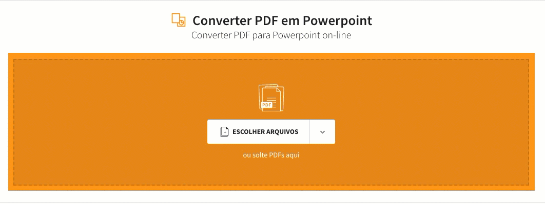 Como converter PDF em PowerPoint