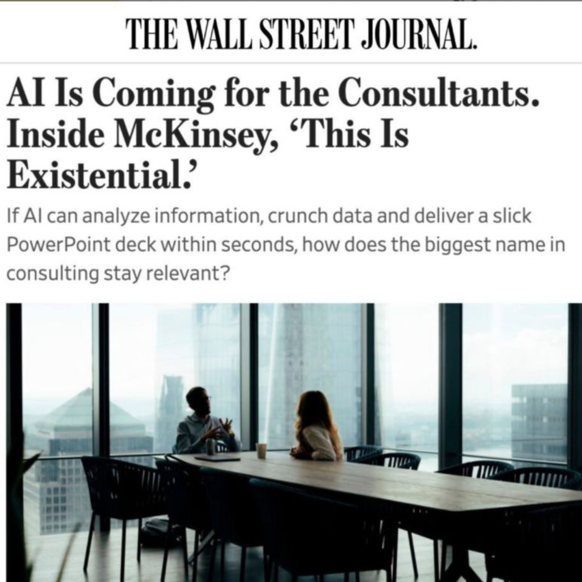 Why We're Not Worried About AI 'Coming for Consultants