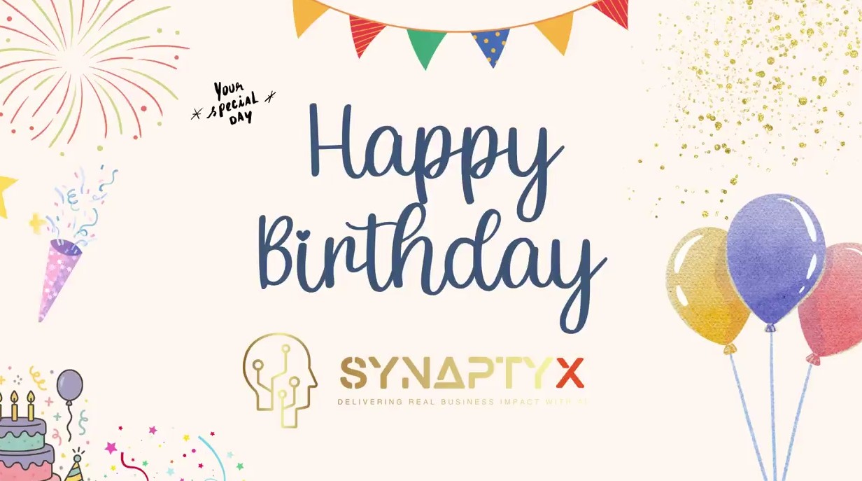 SynaptyX Turns 1!