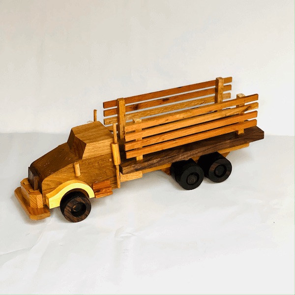 Wooden Slate Truck