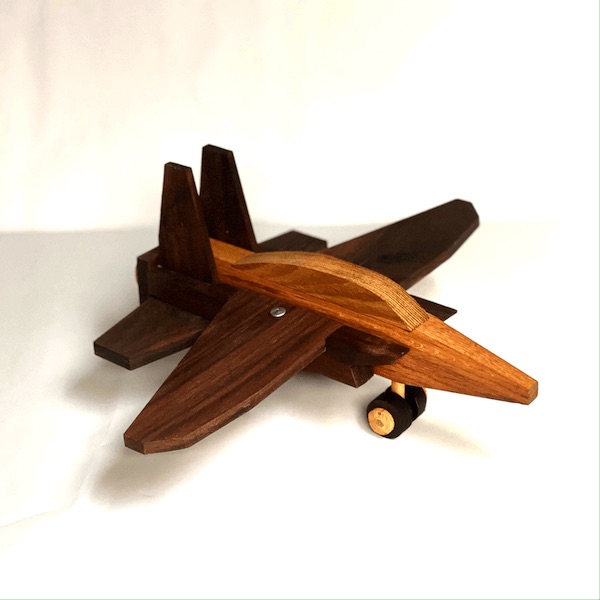 Wooden Fighter Jet