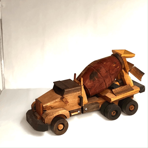 Wooden Mixer Truck