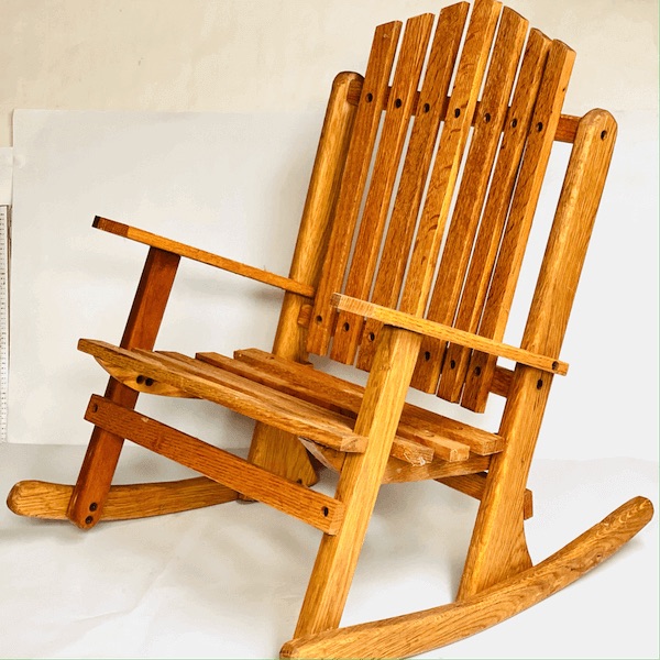 Small Wooden Kids Rocker