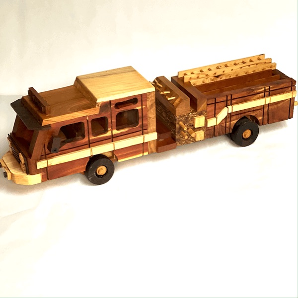 Wooden Fire Truck