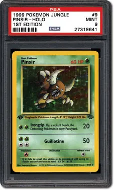 PSA Set Registry: Collecting the 1999 Pokmon Jungle 1st Edition Card Set