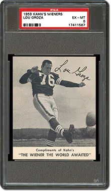 PSA Set Registry: Franks and Football - Collecting the 1959 to