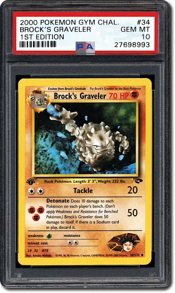 PSA Set Registry: Collecting the 2000 Pokémon Gym Challenge 1st